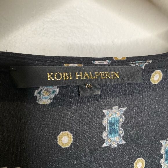 Kobi Halperin Silk Printed Blouse - Picture 4 of 7